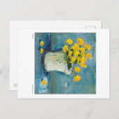 Daffodien Postkarte (Vorne/Hinten)