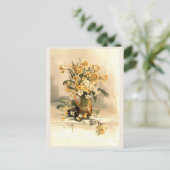 Daffodien Postkarte (Stehend Vorderseite)