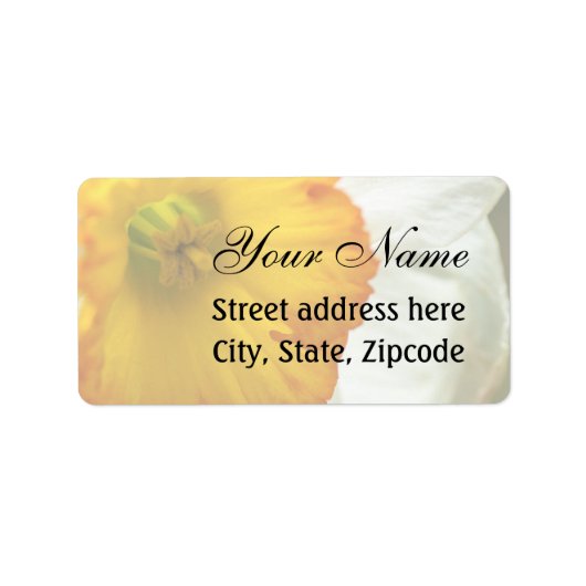 Daffodil Adressaufkleber (Vorne)