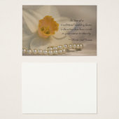 Daffodil and Pearls Wedding Wohltätigkeit Fevor Ca (Vorne & Hinten)