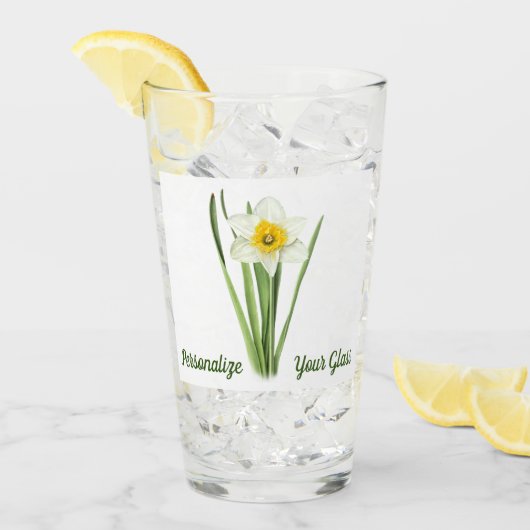 Daffodil anpassbar glas (Vorderseite Ice)