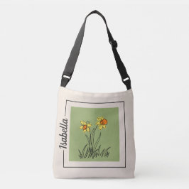 Daffodil Art Crossbody Bag Tragetaschen Mit Langen Trägern