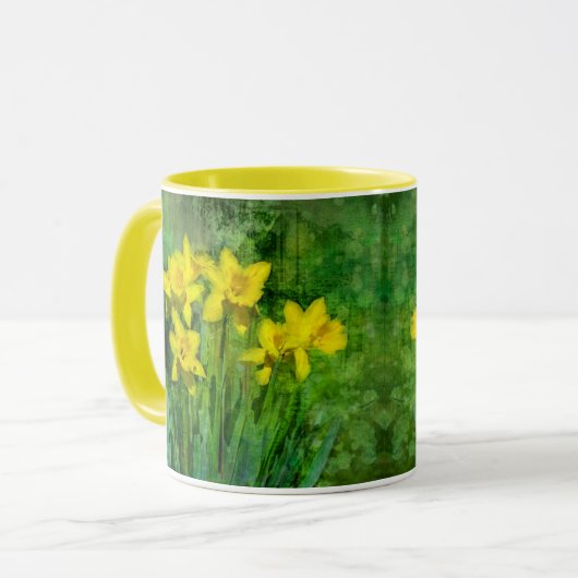 Daffodil Art Tasse (Vorderseite Links)