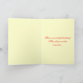 Daffodil Birthday Karte (Innenseite)