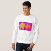 Daffodil Bloom Sweatshirt - Handmade Chalk Pastel (Vorne ganz)