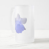 Daffodil Blue Mattiert Glass Tasse (Vorderseite Links)