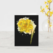 Daffodil Blume Blumenfrühlings-Ostern Da Karte (Gelbe Blume)