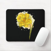 Daffodil Blume Blumenfrühlings-Ostern Da Mousepad (Mit Mouse)