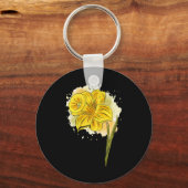 Daffodil Blume Blumenfrühlings-Ostern Da Schlüsselanhänger (Vorderseite)