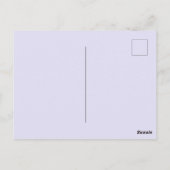 Daffodil Blume neue Adresse Postkarte Wir bewegen (Rückseite)