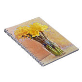 Daffodil Blume Still Life Art Journal Notizblock (Rechte Seite)