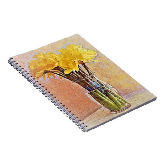 Daffodil Blume Still Life Art Journal Notizblock (Rechte Seite)