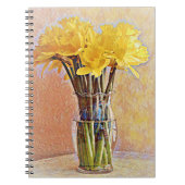 Daffodil Blume Still Life Art Journal Notizblock (Vorderseite)