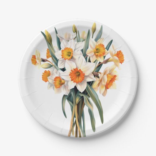 Daffodil Bouquet Teller (Vorderseite)