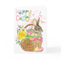 Daffodil Bunny in Ostereier Körbchen