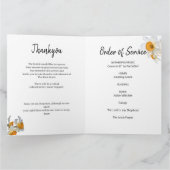 Daffodil Celebration of life Program Karte (Innenseite)