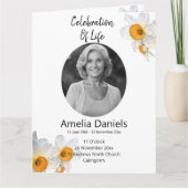 Daffodil Celebration of life Program Karte (Vorderseite)