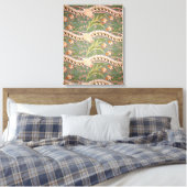 Daffodil Chintz', 1875 Leinwanddruck (Insitu (Schlafzimmer))