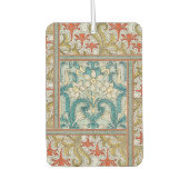 Daffodil chintz art nouveau Blume Wallpaper Autolufterfrischer (Vorderseite)