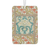 Daffodil chintz art nouveau Blume Wallpaper Autolufterfrischer (Rückseite)