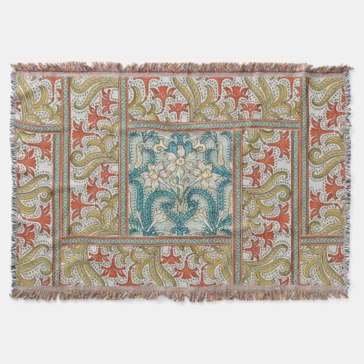 Daffodil chintz art nouveau Blume Wallpaper Decke (Vorderseite)