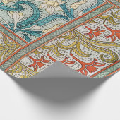 Daffodil chintz art nouveau Blume Wallpaper Geschenkpapier (Ecke)