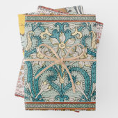 Daffodil chintz art nouveau Blume Wallpaper Geschenkpapier Set (Beispiel)