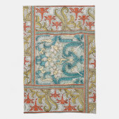 Daffodil chintz art nouveau Blume Wallpaper Geschirrtuch (Vertikal)