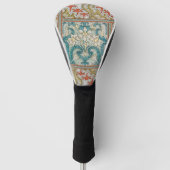Daffodil chintz art nouveau Blume Wallpaper Golf Headcover (Vorderseite)