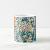 Daffodil chintz art nouveau Blume Wallpaper Kaffeetasse (Mittel)