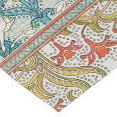 Daffodil chintz art nouveau Blume Wallpaper Kurzer Tischläufer (Ecke)