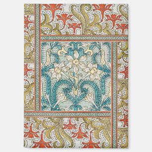 Daffodil chintz art nouveau Blume Wallpaper Magnet
