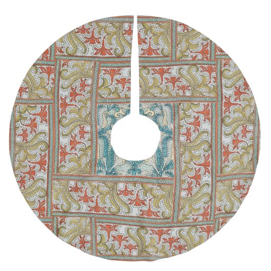 Daffodil chintz art nouveau Blume Wallpaper Polyester Weihnachtsbaumdecke (Vorderseite)