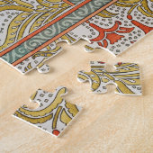 Daffodil chintz art nouveau Blume Wallpaper Puzzle (Seite)