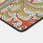 Daffodil chintz art nouveau Blume Wallpaper Schreibtischunterlage (Ecke)