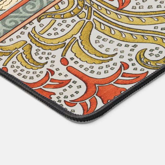 Daffodil chintz art nouveau Blume Wallpaper Schreibtischunterlage (Ecke)