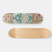 Daffodil chintz art nouveau Blume Wallpaper Skateboard (Horizontal)