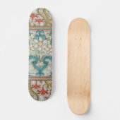 Daffodil chintz art nouveau Blume Wallpaper Skateboard (Vorderseite)