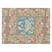 Daffodil chintz art nouveau Blume Wallpaper Tischdecke (Vorderseite (Horizontal))