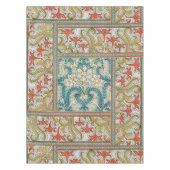 Daffodil chintz art nouveau Blume Wallpaper Tischdecke (Vorderseite)