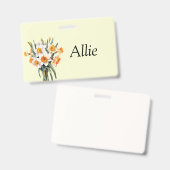 Daffodil Customizable Bagde Ausweis (Vorder- & Rückseite)