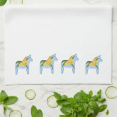Daffodil Dala Horse MoJo Küchentuch (Gefaltet)