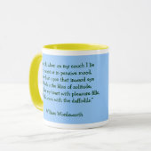 DAFFODIL DANCE ~ Ringer-Tasse Tasse (Vorderseite Links)