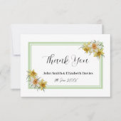 Daffodil Danke-Card Dankeskarte (Vorderseite)