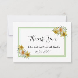 Daffodil Danke-Card Dankeskarte