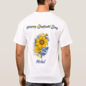 Daffodil Day - Daffodil Cancer Awareness Blume T-Shirt (Rückseite)