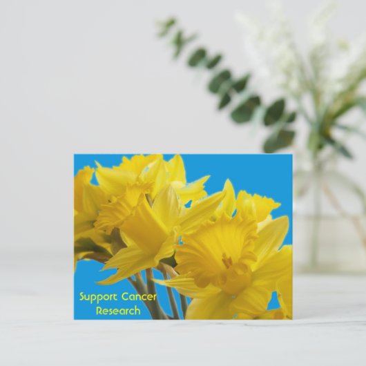 Daffodil Days Postkarte (Stehend Vorderseite)