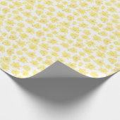Daffodil Ditzy Floral Geschenkpapier (Ecke)