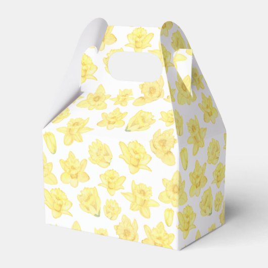 Daffodil Ditzy Floral Geschenkschachtel (Rückseite)