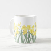 Daffodil Ditzy Floral Kaffeetasse (Vorderseite Links)